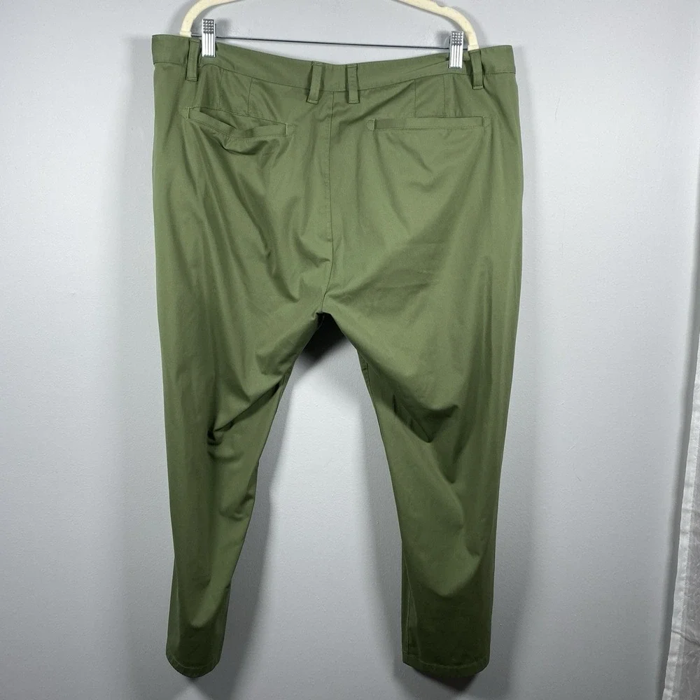 RHONE Commuter Pants‎ Straight Leg Men's Sz 40 x 24 Olive Green Performance